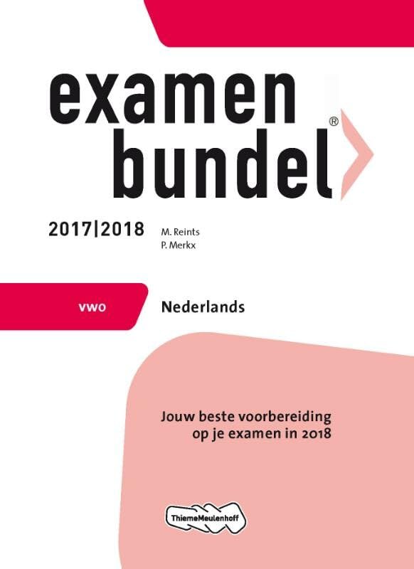 Product Image: Examenbundel vwo Nederlands 2017/2018