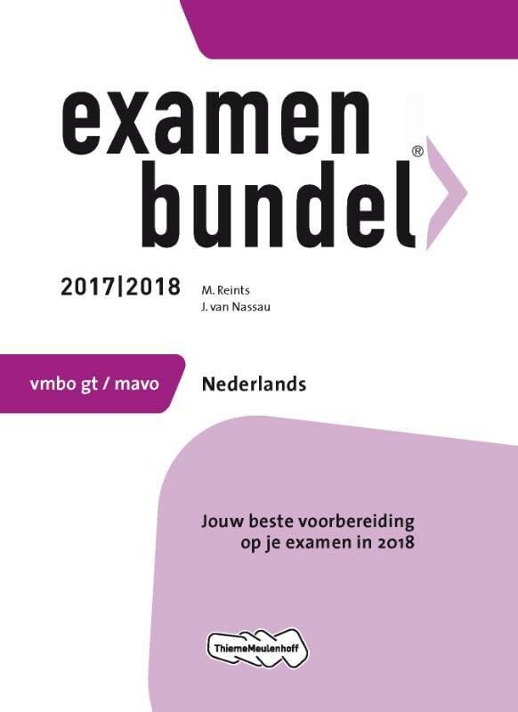 Examenbundel vmbo-gt/mavo Nederlands 2017/2018 book