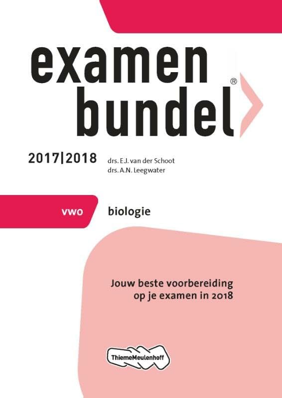 Examenbundel vwo Biologie 2017/2018 Books