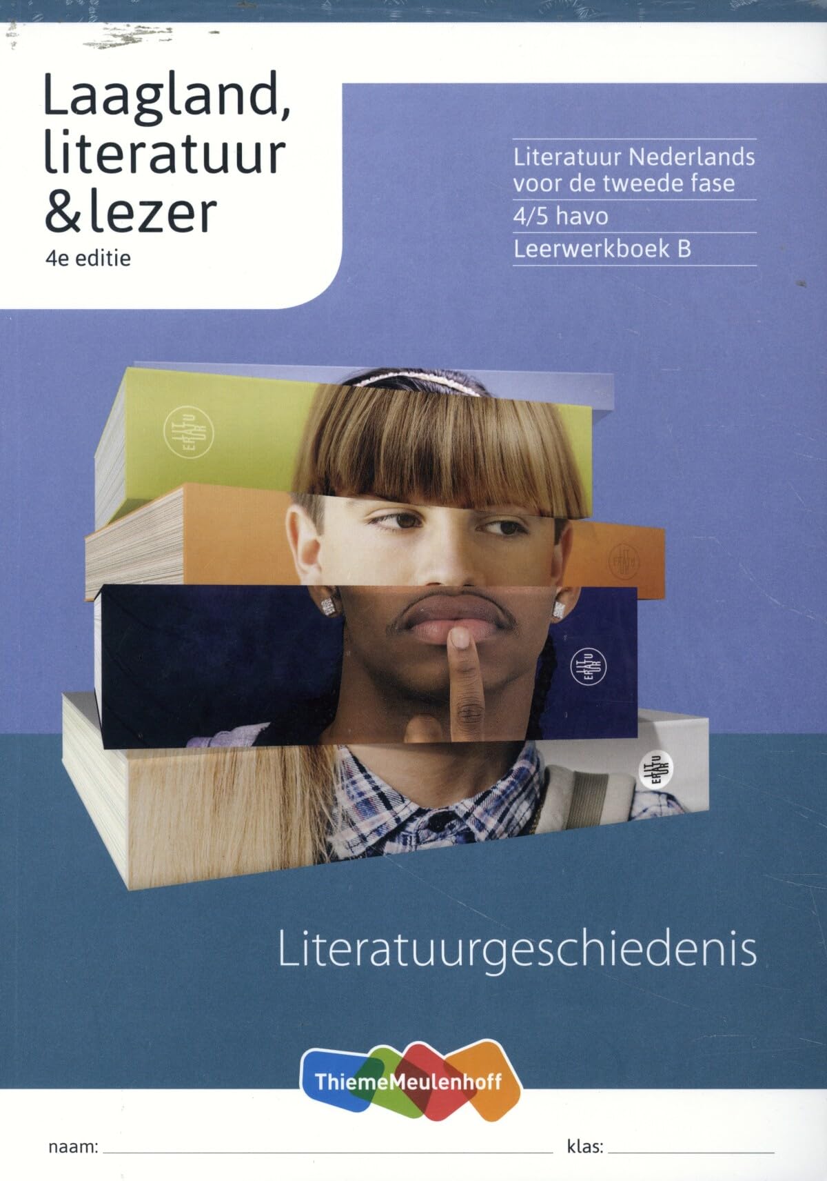 Laagland LRN-line online + boek B Literatuurgeschiedenis 5 havo book