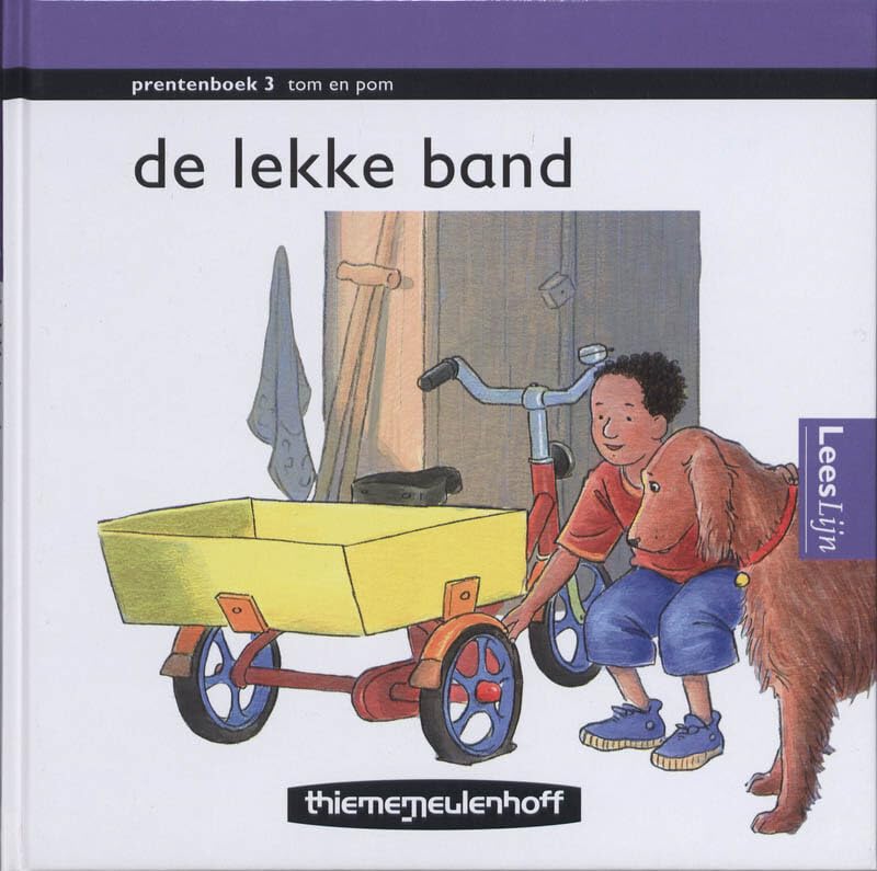 Leeslijn Nieuw Prentenboek 3 De lekke band: serie tom en pom book