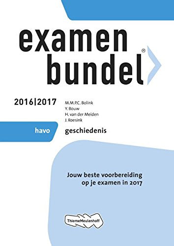 2016/2017 (Examenbundel havo Geschiedenis) Books