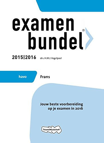Examenbundel Havo Frans 2015/2016 book