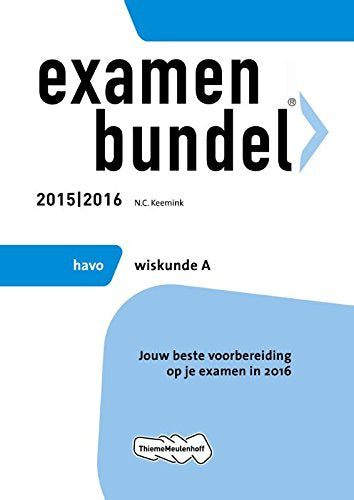 Examenbundel Havo, Wiskunde A, 2015/2016 book