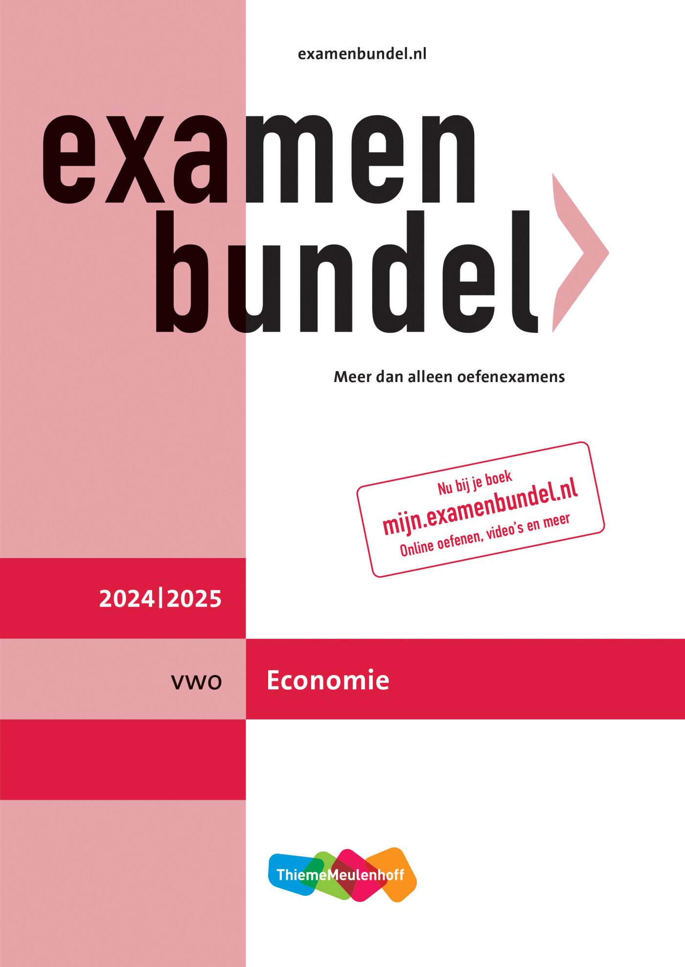 Examenbundel online + boek vwo Economie 2024/2025 Non-fiction