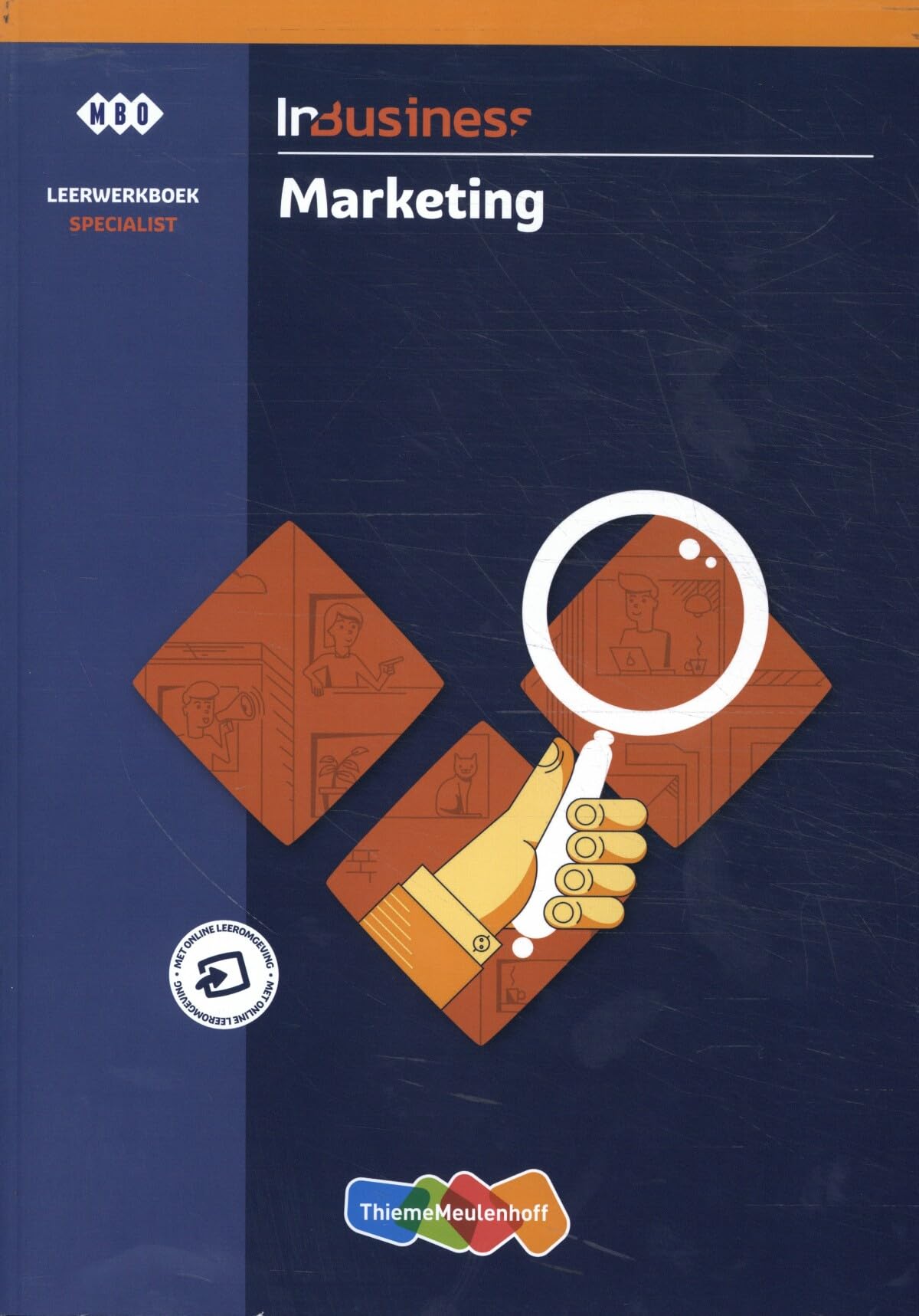 InBusiness Specialist Marketing leerwerkboek + online verwerking book