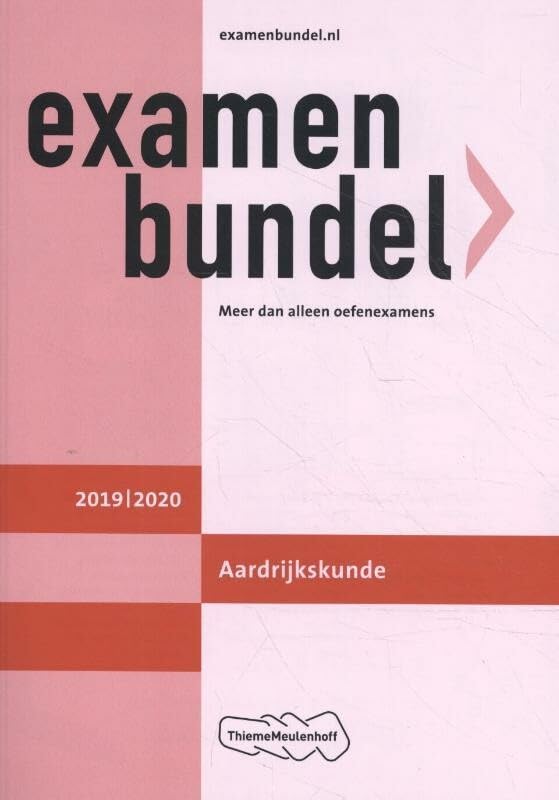 Examenbundel vwo Aardrijkskunde 2019/2020 Books