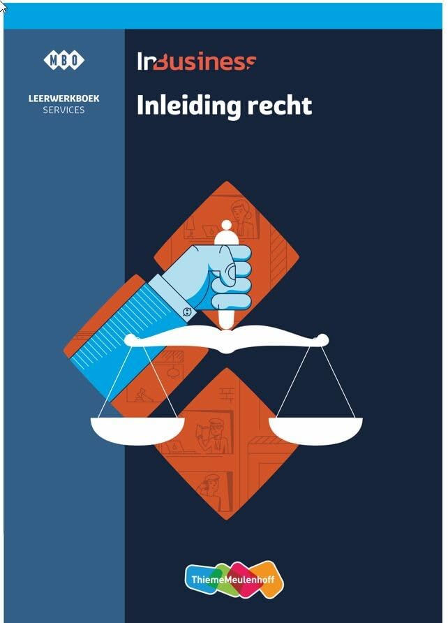 InBusiness Services Inleiding Recht leerwerkboek+online verwerking book