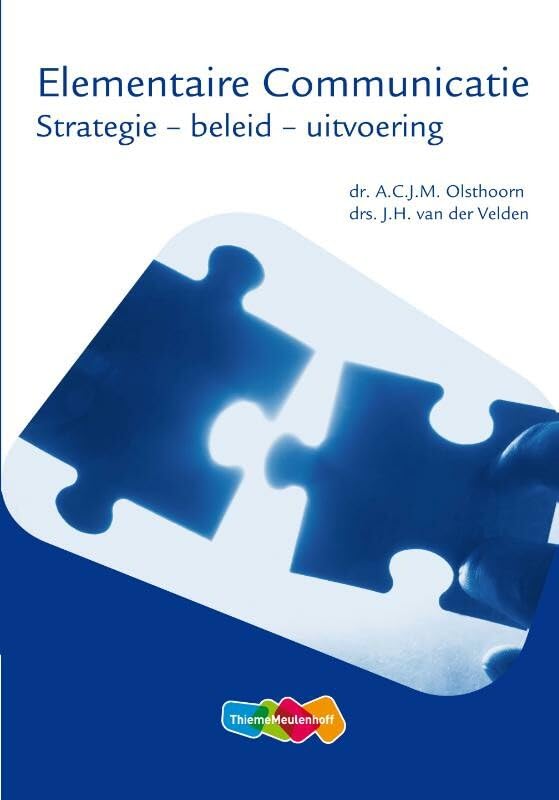 Elementaire communicatie: strategie - beleid - uitvoering book