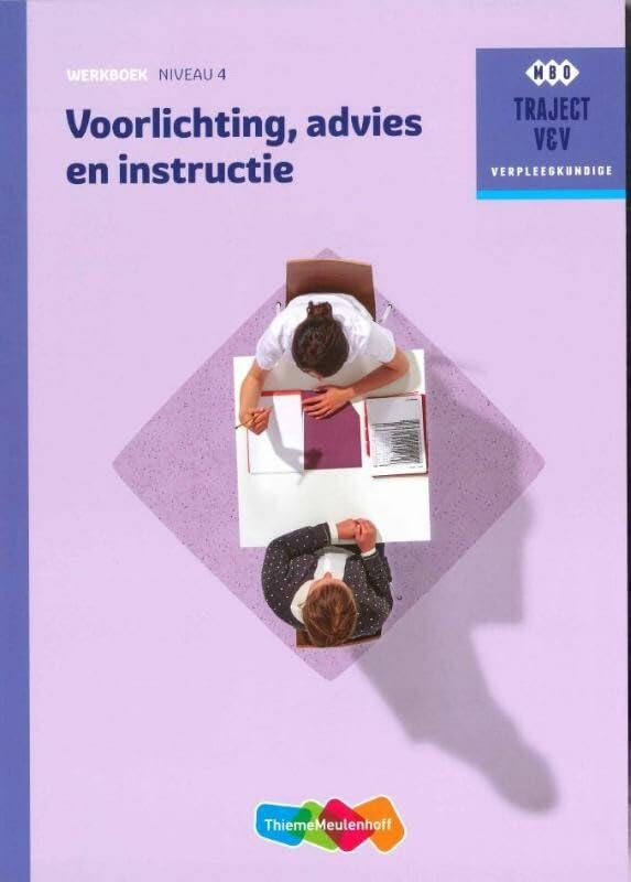Voorlichting, advies en instructie niveau 4 Werkboek book
