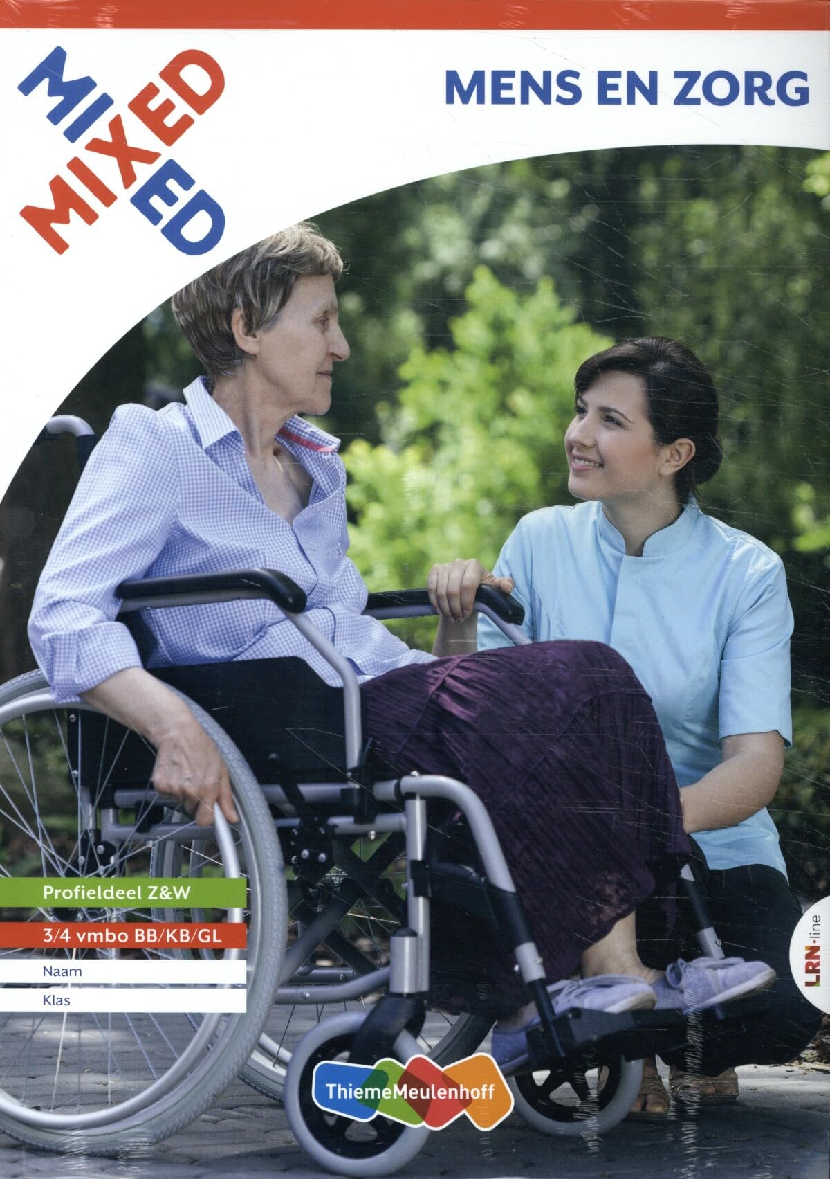 MIXED LRN-line online + boek Mens en zorg 3/4 vmbo book