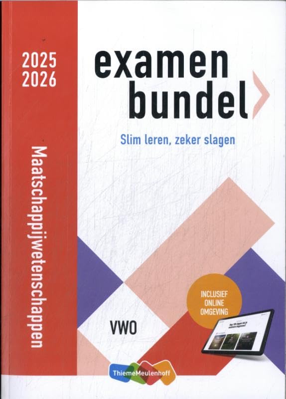 Examenbundel vwo Maatschappijwetenschappen 2025/2026 (Examenbundel Maatschappijwetenschappen) Books