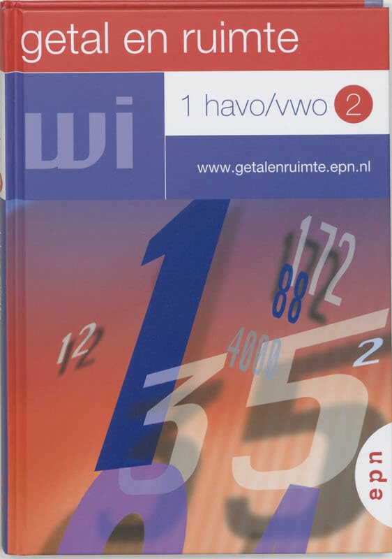 Getal en ruimte 1 Havo/vwo 2 Leerboek book