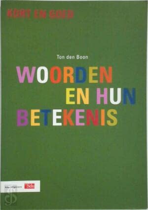 Woorden en hun betekenis (Kort en goed) Books