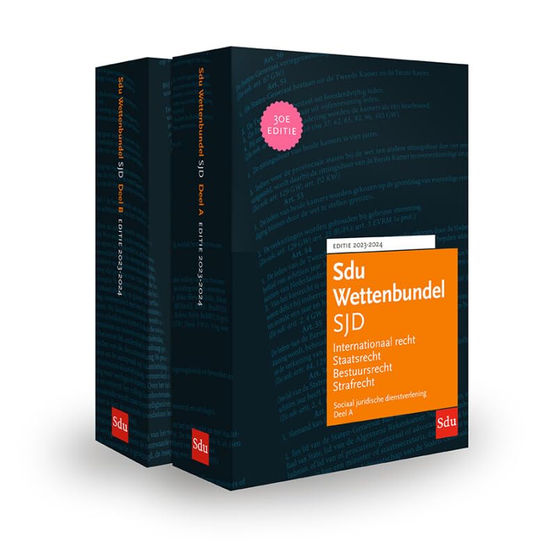 Sdu Wettenbundel Sociale Juridische Dienstverlening. 2023-2024 (set 2 delen): Studiejaar 2023-2024 book