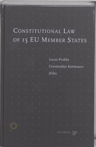 Constitutional Law of 15 EU Member States book
