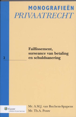 Faillissement, surseance van betaling en schuldsanering book