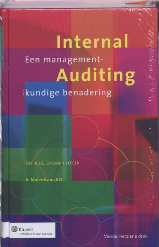 Internal auditing: een managementkundige benadering book