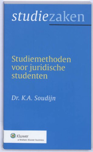 Studiemethoden voor juridische studenten book