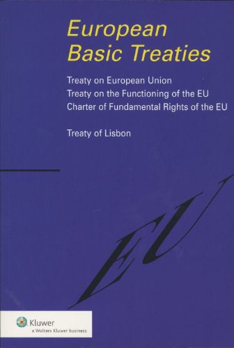 European basic treaties: treaty EU; treaty functioning EU; Charter Fundamental Rights EU; treaty of Lisbon Books