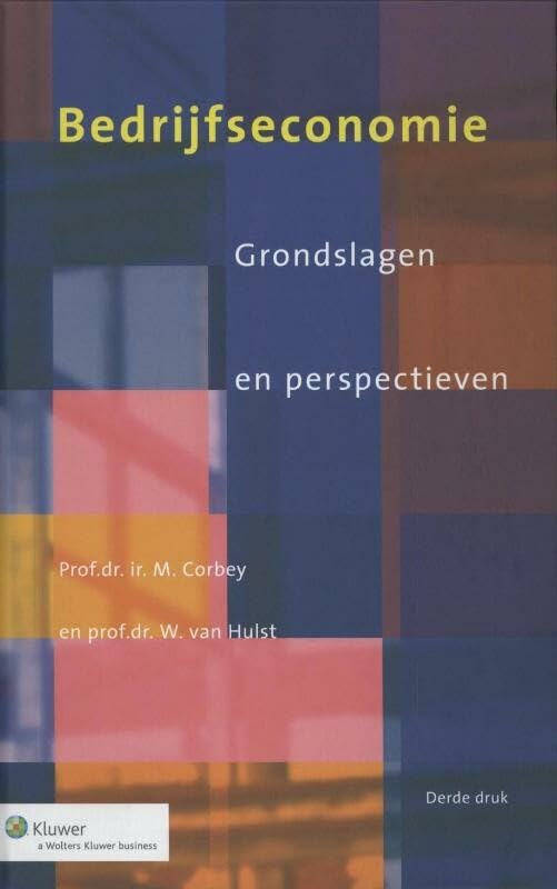 Bedrijfseconomie: grondslagen en perspectieven book