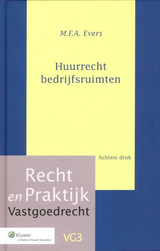 Huurrecht bedrijfsruimten book