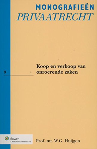 Koop en verkoop van onroerende zaken book