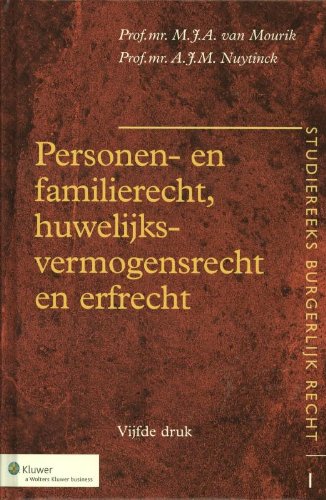 Personen- en familierecht, huwelijksvermogensrecht en erfrecht book