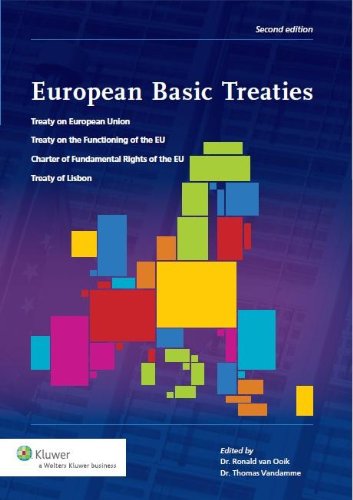 European basic treaties: treaty on European Union; treaty on the functioning of the EU charter of fundamental rights of the EU; treaty of Lisbon Reference Books