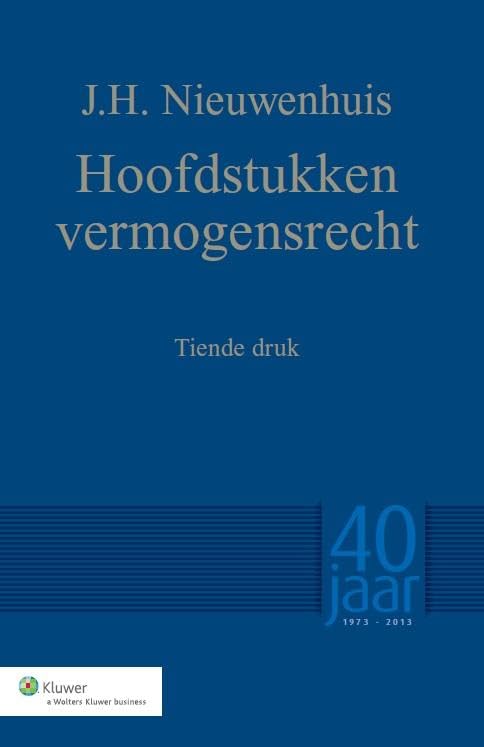 Hoofdstukken vermogensrecht book