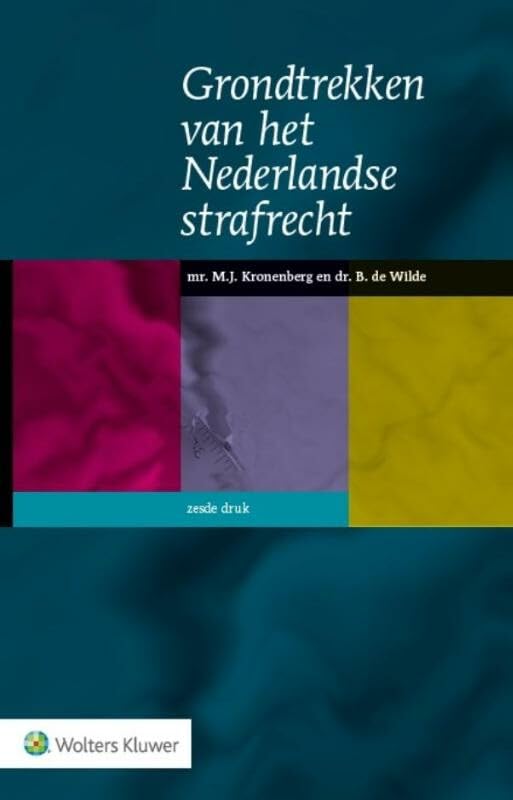 Grondtrekken van het Nederlandse strafrecht book