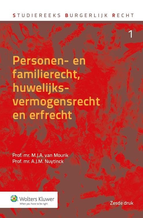 Personen- en familierecht, huwelijksvermogensrecht en erfrecht book