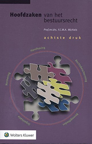 Hoofdzaken van het bestuursrecht book