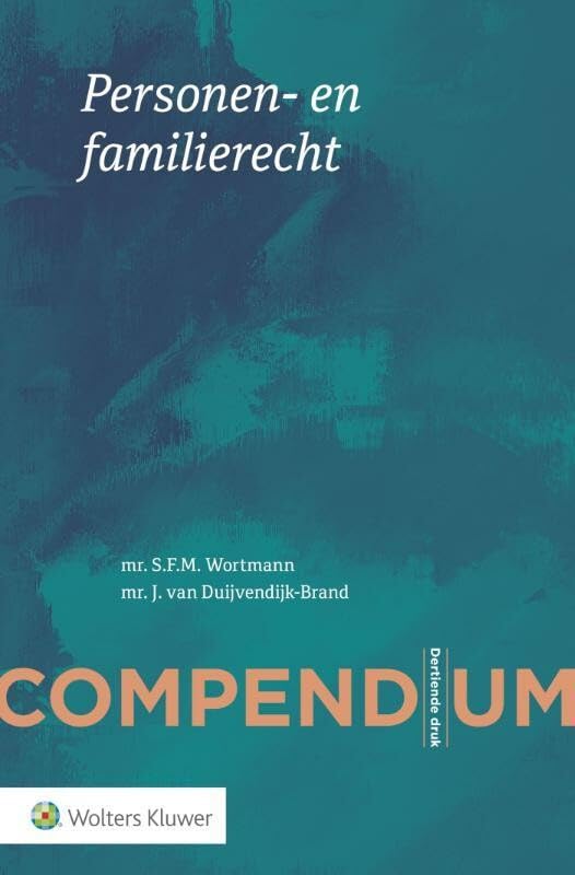 Compendium van het personen- en familierecht book