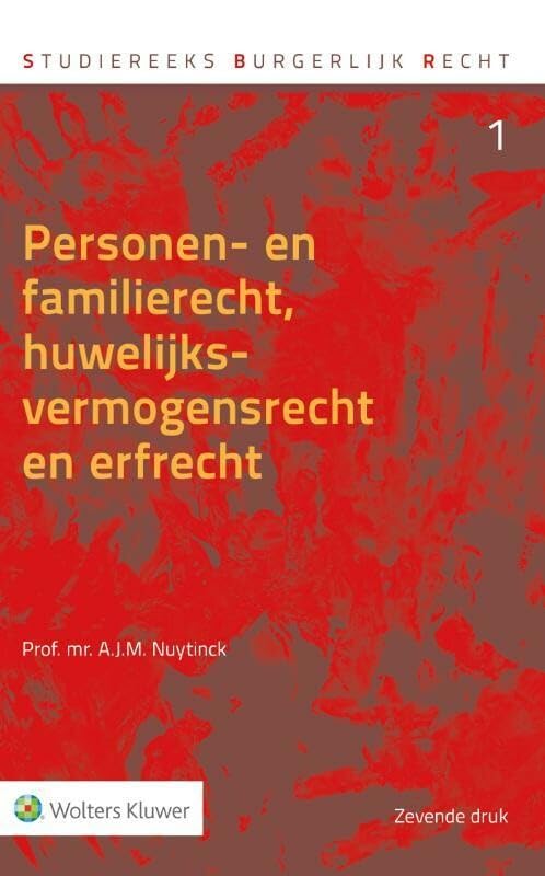 Personen- en familierecht, huwelijksvermogensrecht en erfrecht book