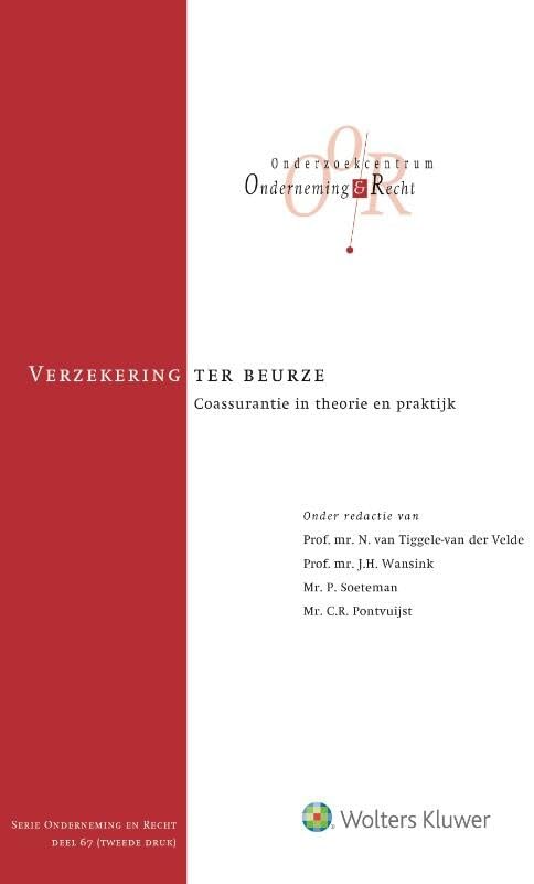 Verzekering ter beurze: coassurantie in theorie en praktijk book