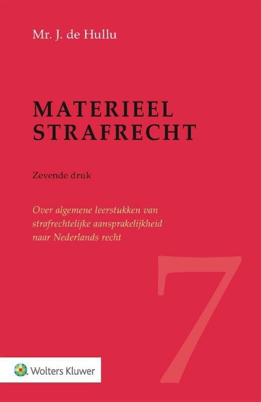 Materieel strafrecht Law Books