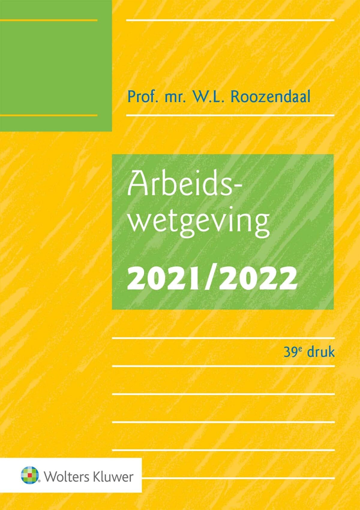 Arbeidswetgeving 2021/2022 book