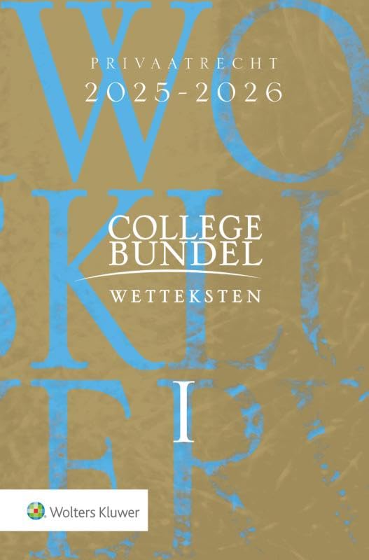 Collegebundel 2025-2026 Limited Edition: Wettenbundel book