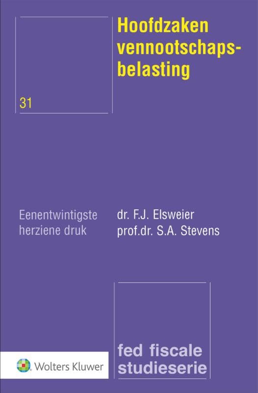 Hoofdzaken vennootschapsbelasting book