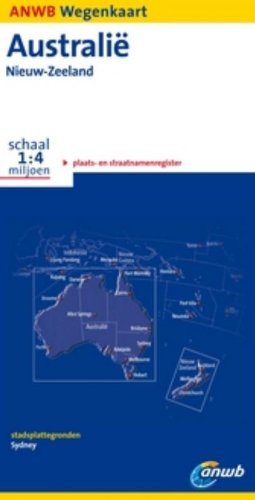 AUSTRALIE (NIEUW ZEELAND) 3 1:4.000.000 (ANWB wegenkaart) Leisure, Home & Garden