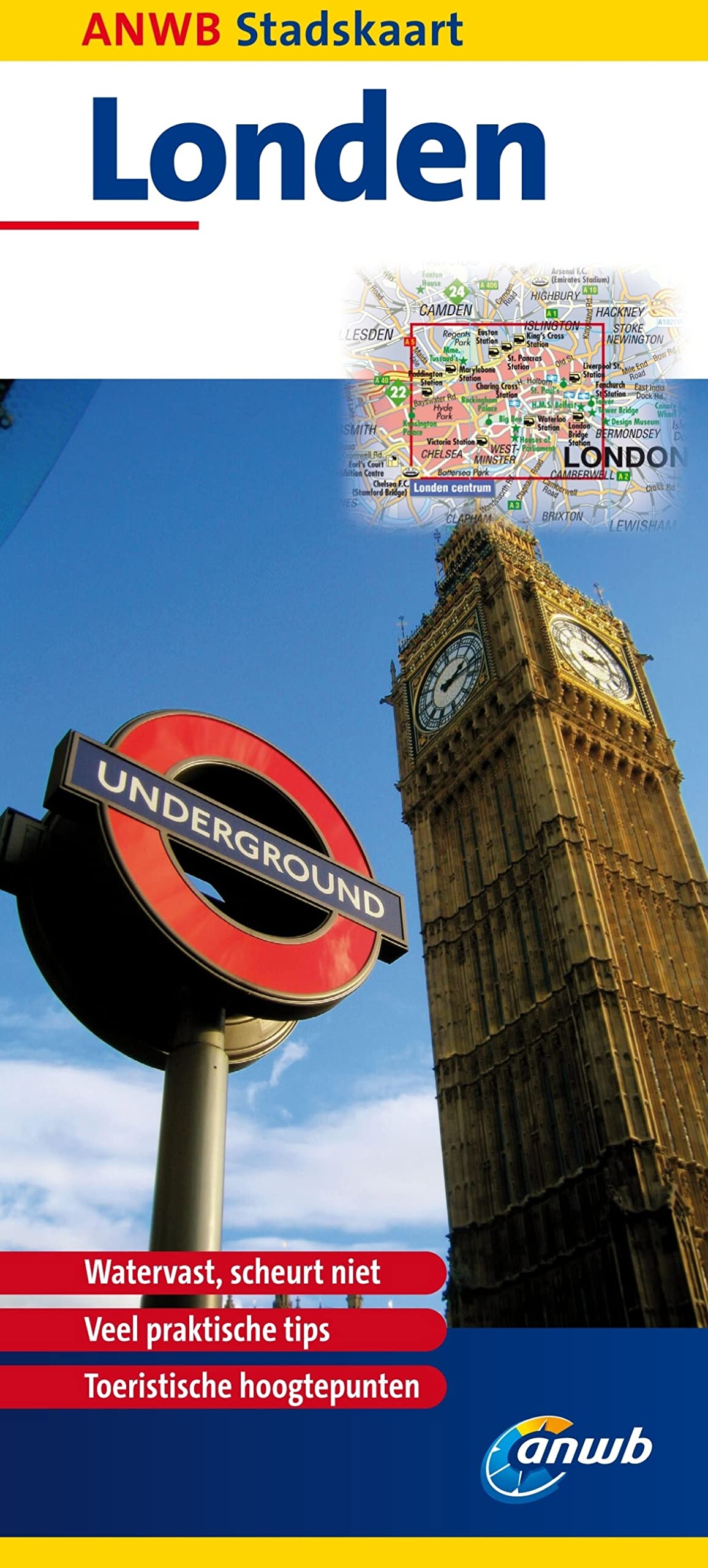 Londen ANWB stadskaart book