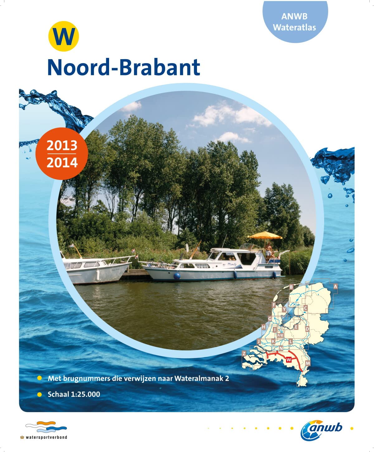 ANWB Wateratlas W Noord-Brabant 2013/2014 Maps & Plans