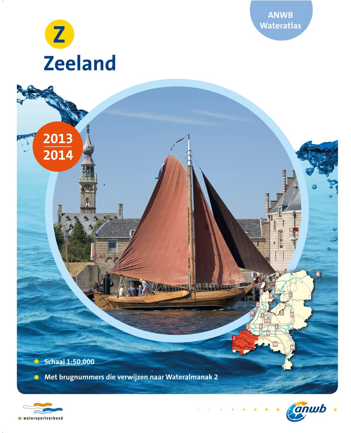 ANWB Wateratlas Z Zeeland 2013/2014 (ANWB waterkaart (Z)) Books