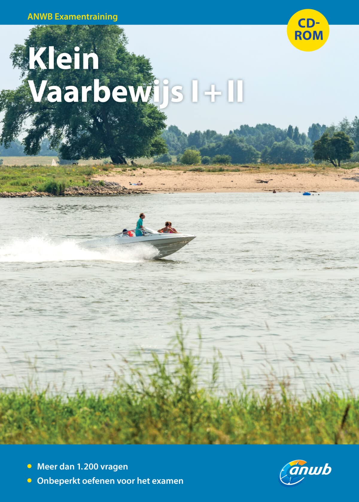 ANWB Cursusboek Klein Vaarbewijs I + II + CD-ROM (: Opleiding voor het examen book