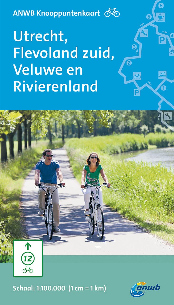 Knotenpunktkarte 4 Utrecht, Flevoland 1:100.000 Leisure, Home & Garden