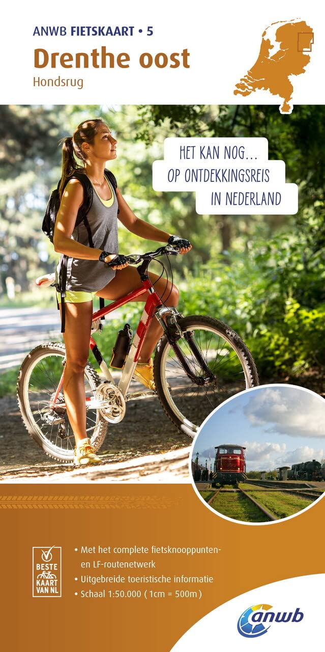 Radwanderkarte 05 Drenthe Oost, Hondrug 1:50 000 Leisure, Home & Garden