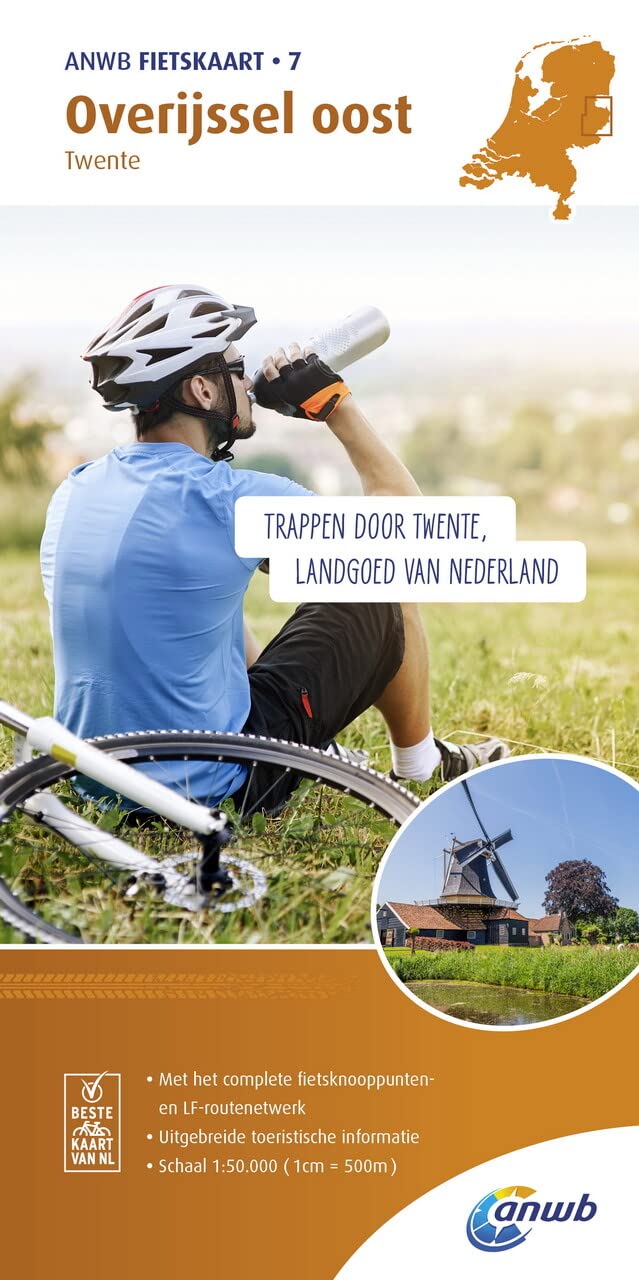Radwanderkarte 07 Overijssel oost, Twente 1:50 000 Leisure, Home & Garden
