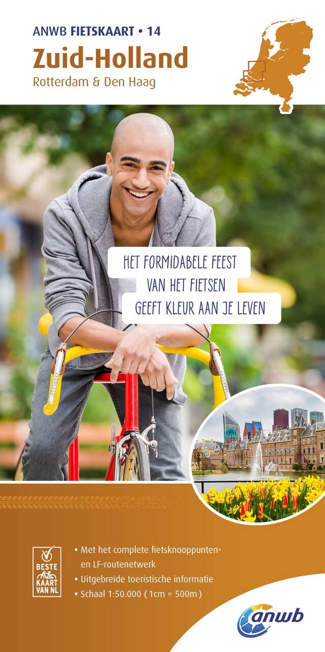 Radwanderkarte 14 Zuid Holland, Rotterdam & Den Haag 1:50 000 Leisure, Home & Garden