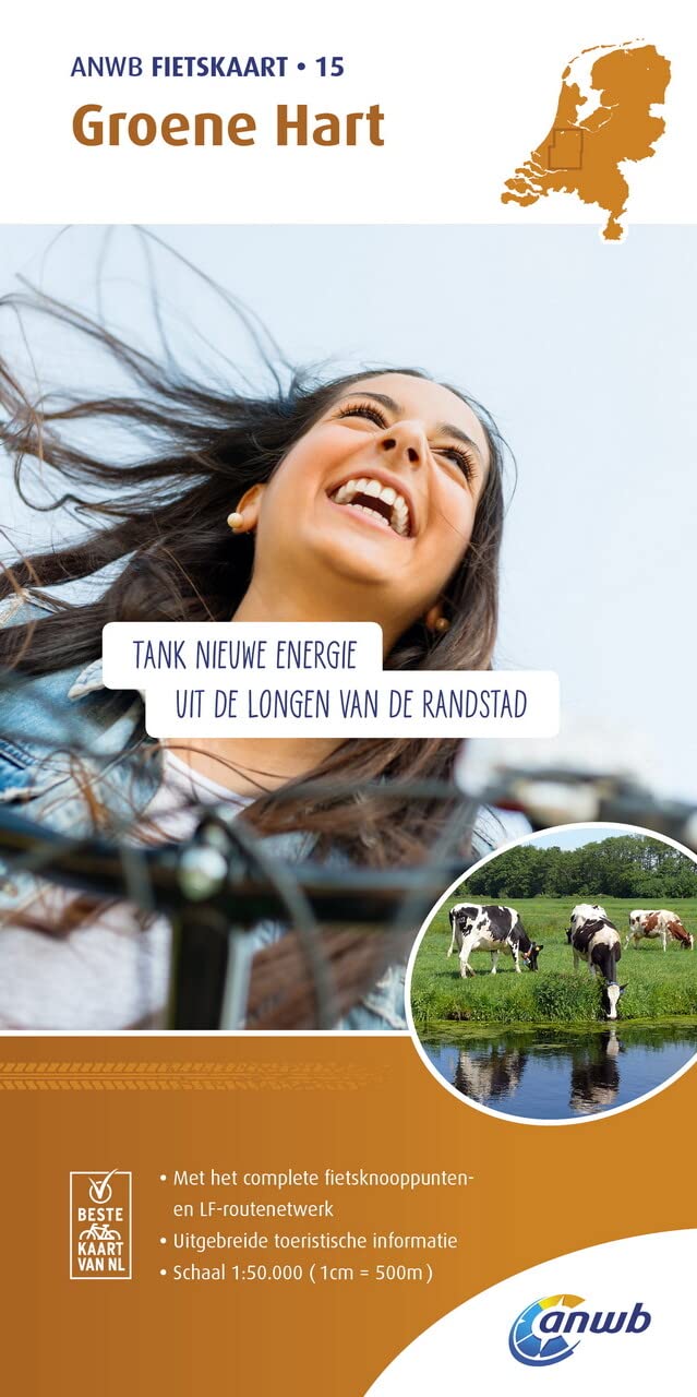 Radwanderkarte 15 Groene Hart 1:50 000 Leisure, Home & Garden